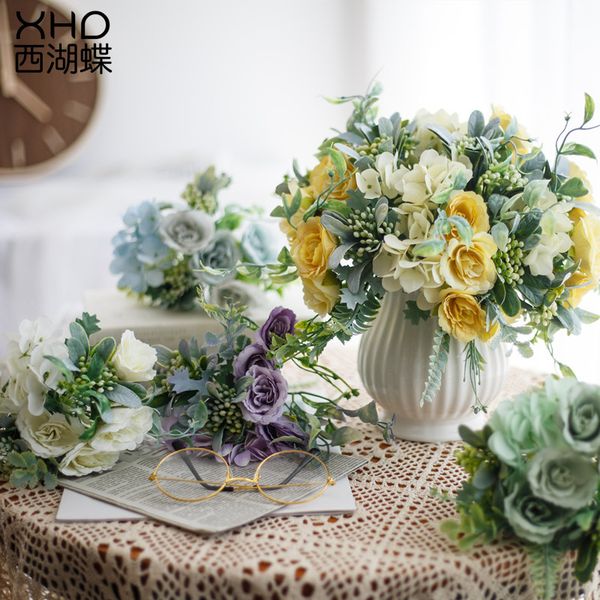 1pcs/artificial rose flowers silk bouquet for wedding decoration small fake flowers home decor diy chinese ma
1pcs/artificial rose flowers silk bouquet for wedding decoration small fake flowers home decor diy chinese ma