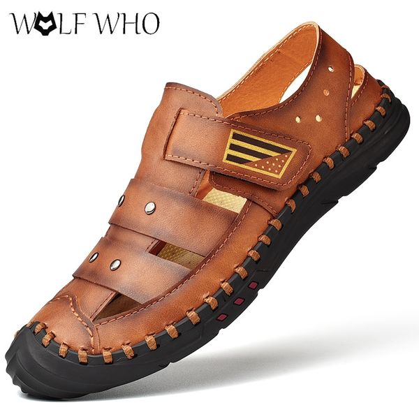 summer men leather sandals soft men outdoor walking shoes waterproof beach sandals male flats shoes chaussure homme big size 48#, Black
summer men leather sandals soft men outdoor walking shoes waterproof beach sandals male flats shoes chaussure homme big size 48#, Black