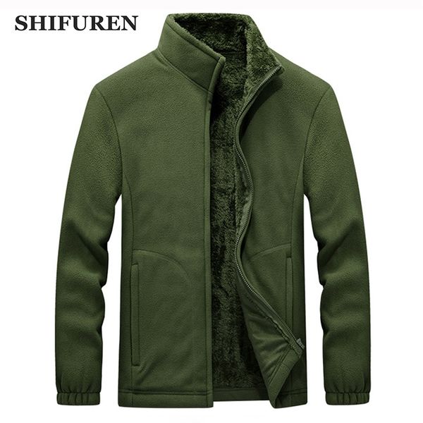 shifuren winter men fleece jacket coat male long sleeve thermal warm polar fleece outerwear clothing plus size m-4xl, Black;brown
shifuren winter men fleece jacket coat male long sleeve thermal warm polar fleece outerwear clothing plus size m-4xl, Black;brown