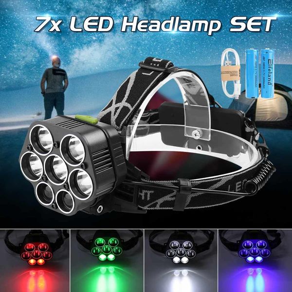 headlight 60000lm 7*t6 headlamp bike head lamp light 18650 rechargeable torch head red blue white green emitting
headlight 60000lm 7*t6 headlamp bike head lamp light 18650 rechargeable torch head red blue white green emitting