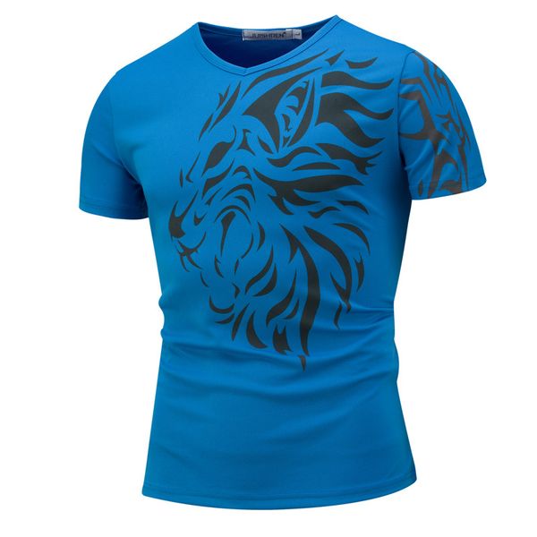 lion print designer mens tshirts fashion slim panelled short sleeve mens tees casual crew neck males clothing, White;black
lion print designer mens tshirts fashion slim panelled short sleeve mens tees casual crew neck males clothing, White;black