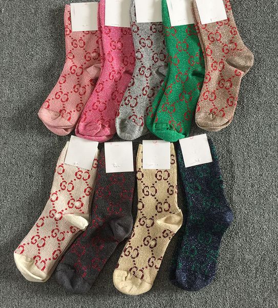 2020 aw women antibacterial cotton fashion sports socks 1pairs/gift box stocking socks gold line blended letter printing socks, Black
2020 aw women antibacterial cotton fashion sports socks 1pairs/gift box stocking socks gold line blended letter printing socks, Black