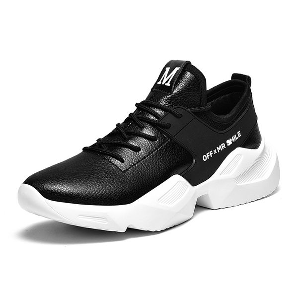 super sneakers man sport shoes leather upper running shoes men brand breathable black white male footwear
super sneakers man sport shoes leather upper running shoes men brand breathable black white male footwear