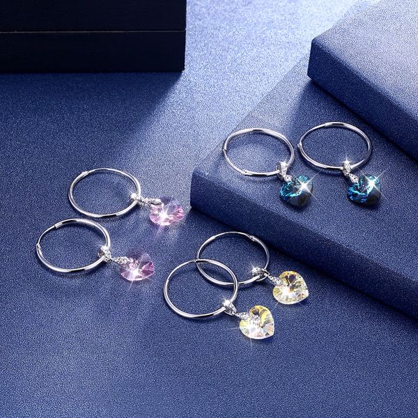 new hoops earrings for woman with multi color stones silver hoop round wheel design woman earrings 2019, Golden;silver
new hoops earrings for woman with multi color stones silver hoop round wheel design woman earrings 2019, Golden;silver
