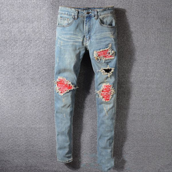 summer new badge fashion designer jeans washed motocycle hip fit luxury motocycle mens skinny jeans size 28-38, Blue
summer new badge fashion designer jeans washed motocycle hip fit luxury motocycle mens skinny jeans size 28-38, Blue