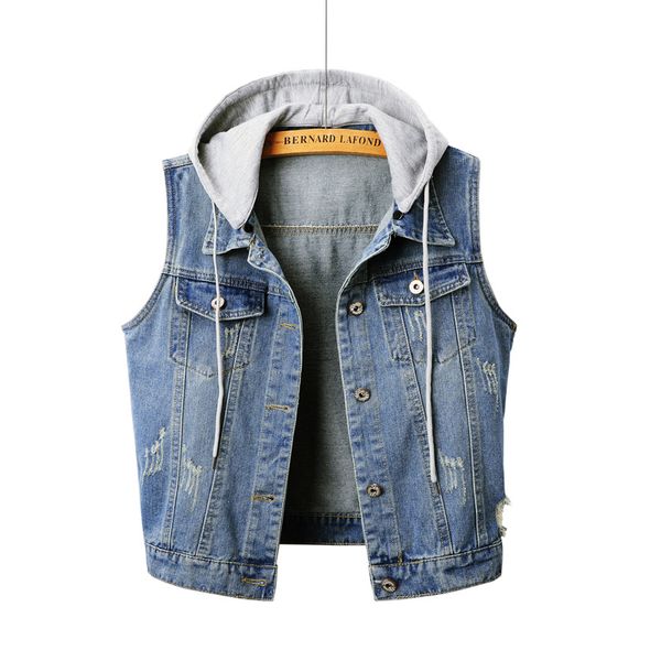 4xl detachable hooded casual outerwear for women plus size slim denim vest female korean sleeveless ladies jeans jacket cardigan, Black;white
4xl detachable hooded casual outerwear for women plus size slim denim vest female korean sleeveless ladies jeans jacket cardigan, Black;white