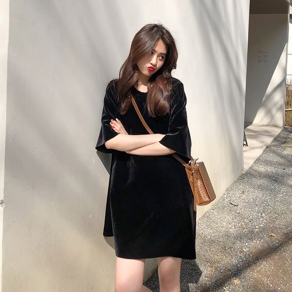 mid-length short sleeve t-shirt 2019 new style korean-style loose-fit versatile half sleeve base shirt women's spring and autumn, White
mid-length short sleeve t-shirt 2019 new style korean-style loose-fit versatile half sleeve base shirt women's spring and autumn, White