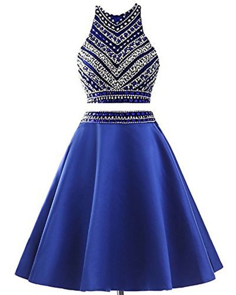 beaded crystal 2 pieces satin prom dresses 2020 royal blue burgundy short prom gowns party homecoming dress elegant, Blue;pink
beaded crystal 2 pieces satin prom dresses 2020 royal blue burgundy short prom gowns party homecoming dress elegant, Blue;pink