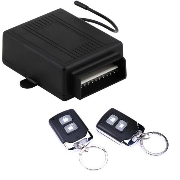 

universal 12v auto remote central kit door lock locking vehicle keyless entry system car alarm systems with 2 remote control