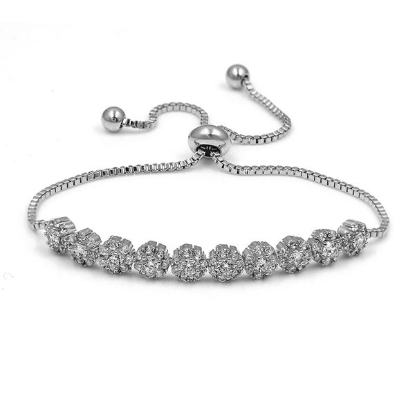 weimanjingdian cake flower cubic zirconia cz zircon crystal adjustable bracelets for women or wedding bridal jewelry, Black
weimanjingdian cake flower cubic zirconia cz zircon crystal adjustable bracelets for women or wedding bridal jewelry, Black