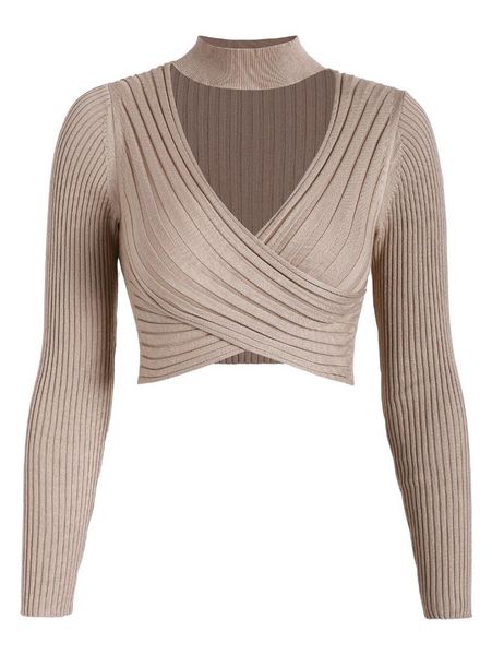 zaful womens criss cross choker cropped pullover sweater turtleneck deep v-neck cut out long sleeve short solid pullover, White;black
zaful womens criss cross choker cropped pullover sweater turtleneck deep v-neck cut out long sleeve short solid pullover, White;black