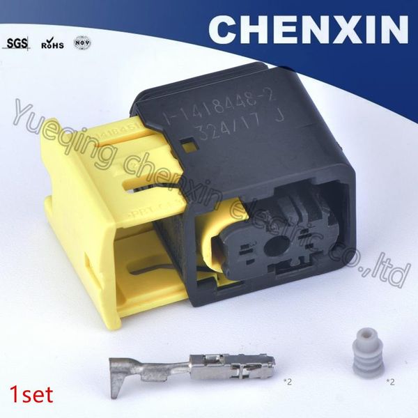 black 2 pin automotive plug wiring female auto connector 1-1418448-2 auto electric housing socket car
black 2 pin automotive plug wiring female auto connector 1-1418448-2 auto electric housing socket car