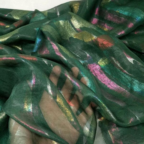 dancing stage cosplay dress chiffon fabric bronzed flowing fabric shiny thin bronzing costume diy 1m, Black;white
dancing stage cosplay dress chiffon fabric bronzed flowing fabric shiny thin bronzing costume diy 1m, Black;white