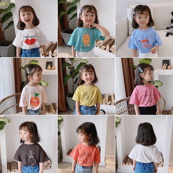 summer 1-7 years girls cartoon casual t shirts cotton all-match short sleeve tees kids cute clothes y200704, Blue
summer 1-7 years girls cartoon casual t shirts cotton all-match short sleeve tees kids cute clothes y200704, Blue