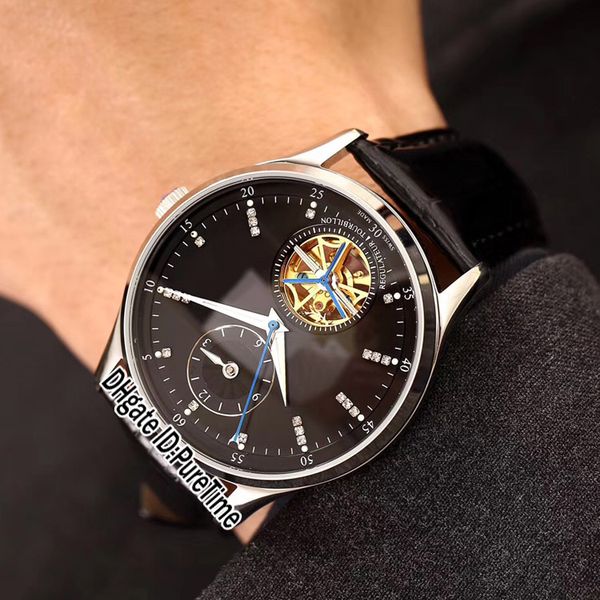 new master control 13234e1 automatic tourbillon mens watch steel case black dial diamond markes leather strap watches puretime e54b2, Slivery;brown
new master control 13234e1 automatic tourbillon mens watch steel case black dial diamond markes leather strap watches puretime e54b2, Slivery;brown