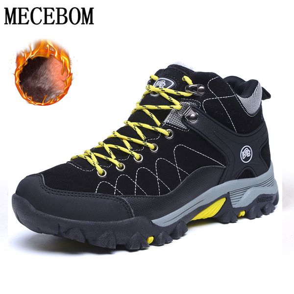 men outdoor boots keep warm ankle boots thicken plush snow high waterproof thick bottom non-slip men shoes, Black
men outdoor boots keep warm ankle boots thicken plush snow high waterproof thick bottom non-slip men shoes, Black