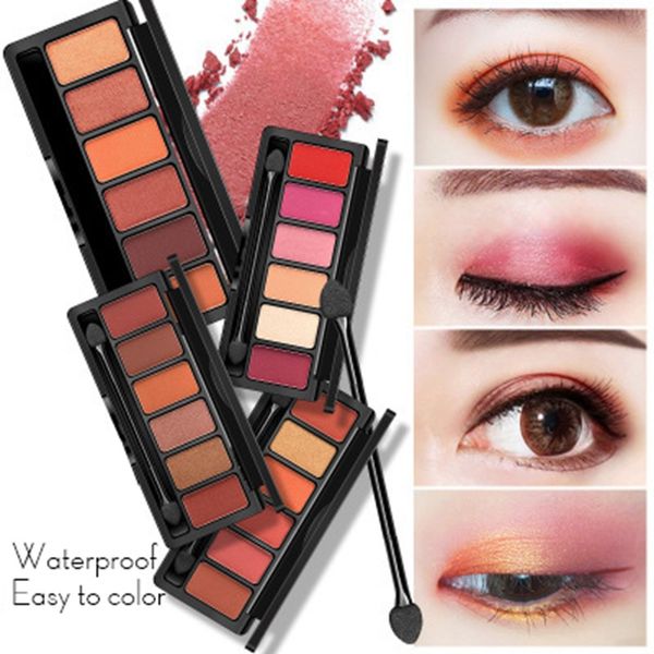 6 colors eye shadow palette long lasting waterproof matte shimmer eyeshadow powder eyes makeup
6 colors eye shadow palette long lasting waterproof matte shimmer eyeshadow powder eyes makeup