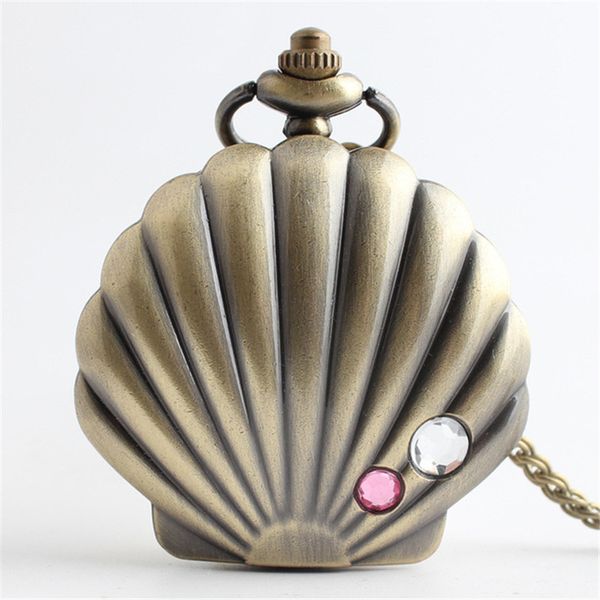 antique creative vintage shells quartz pocket watch women necklace pendant white dial gift for women lady girl, Slivery;golden
antique creative vintage shells quartz pocket watch women necklace pendant white dial gift for women lady girl, Slivery;golden