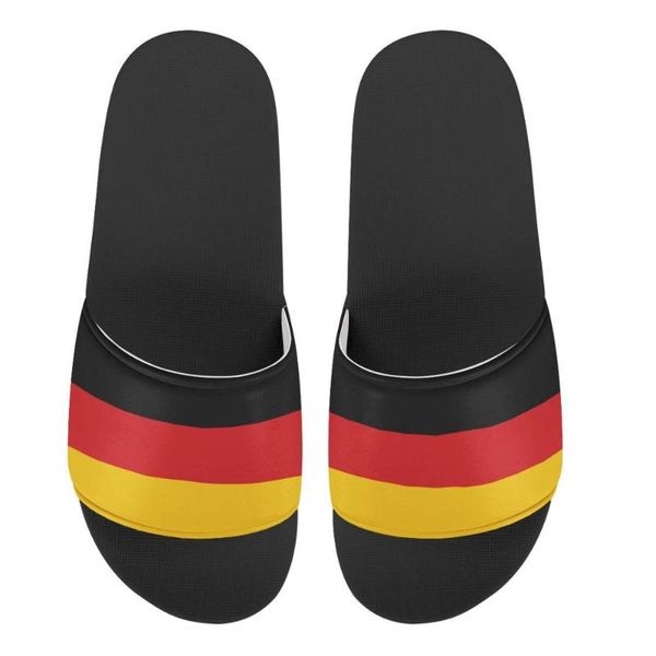 men custom pattern slippers german flag print summer fashion slide sandals outdoor non-slip beach shoes platform flip flops, Black
men custom pattern slippers german flag print summer fashion slide sandals outdoor non-slip beach shoes platform flip flops, Black