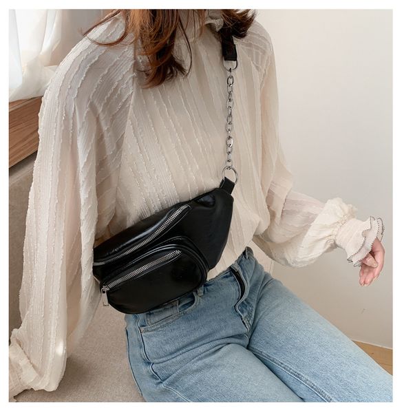 lady fashion chain belt bag fanny pack banana waist bag new women waist pack pu leather chest belly
lady fashion chain belt bag fanny pack banana waist bag new women waist pack pu leather chest belly