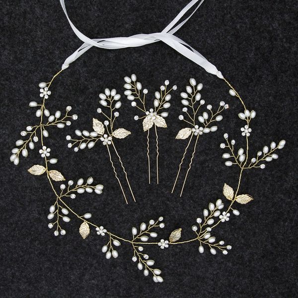 manual pearl leaf hair band golden hairpin hair hoop suit bride headwear hair decorate, Silver
manual pearl leaf hair band golden hairpin hair hoop suit bride headwear hair decorate, Silver