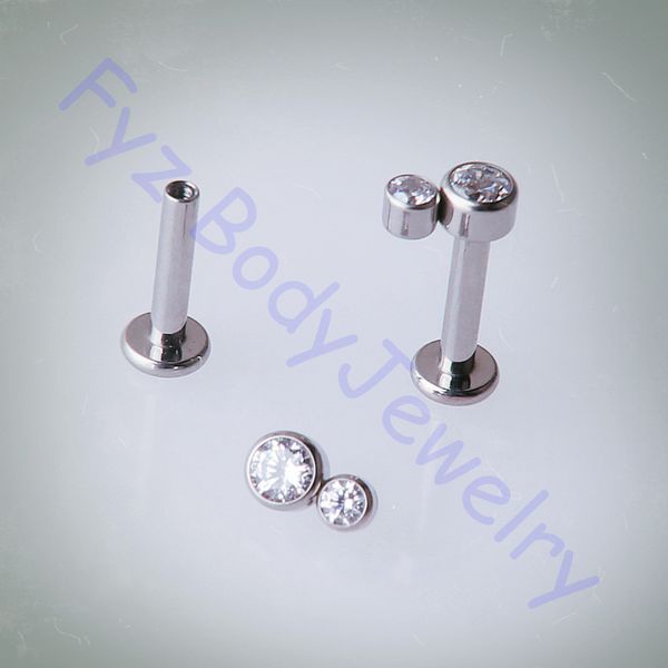 14g 16g titanium g23 labert lip percing internal thread crystal cz ear tragus cartilalges stud earring body jewelry, Slivery;golden
14g 16g titanium g23 labert lip percing internal thread crystal cz ear tragus cartilalges stud earring body jewelry, Slivery;golden