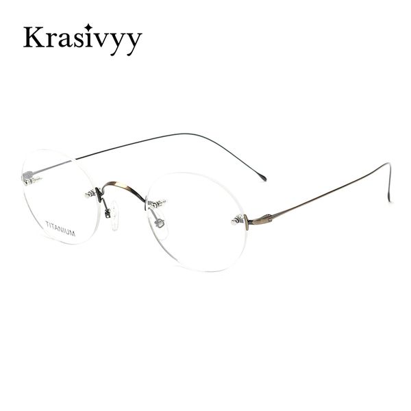 krasivyy vintage round rimless eyewear men b titanium design korean european optical prescription eyeglasses women glasses frame, Silver
krasivyy vintage round rimless eyewear men b titanium design korean european optical prescription eyeglasses women glasses frame, Silver