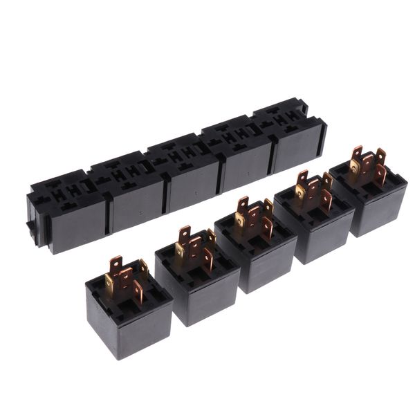 5 терминалы holder pieces автомобильные 12v 80a 5 pin relay разъем разъем