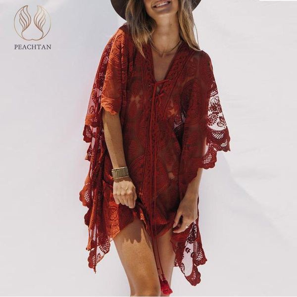 peachtan 2019 mesh cover up saida de praia embroidery swimsuit summer beach cover up dress sarong kimono lace beach accessories, Blue;gray
peachtan 2019 mesh cover up saida de praia embroidery swimsuit summer beach cover up dress sarong kimono lace beach accessories, Blue;gray