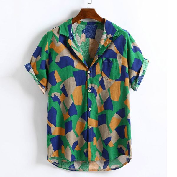 casual short sleeve men's shirt summer hawaiian shirt men camisa turn-down collar loose blouse streetwear camisas hombre, White;black
casual short sleeve men's shirt summer hawaiian shirt men camisa turn-down collar loose blouse streetwear camisas hombre, White;black