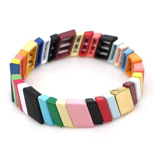 kelitch new bohemian tribal stretch bracelets elastic chain enamel tile beads strand wrap cuff bracelets bangles newest, Black
kelitch new bohemian tribal stretch bracelets elastic chain enamel tile beads strand wrap cuff bracelets bangles newest, Black