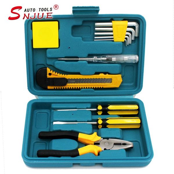 12 pieces tools set household tool kits screwdrivers hex key combination plier tape measure test pen set reparing tools case
12 pieces tools set household tool kits screwdrivers hex key combination plier tape measure test pen set reparing tools case
