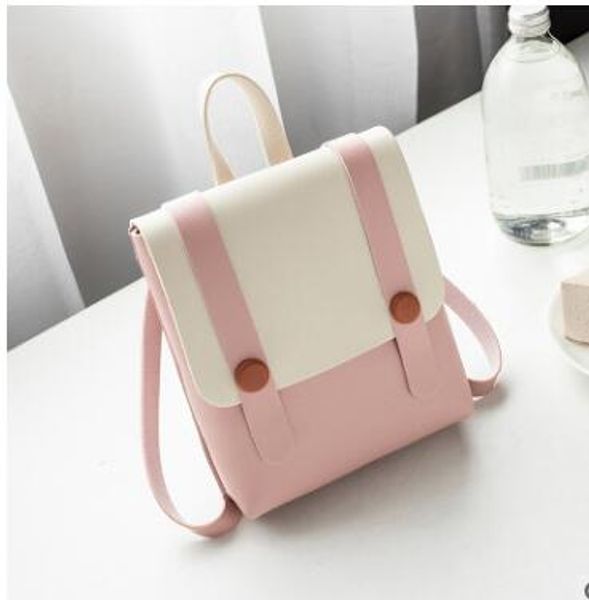 sale pure color simplicity color collision little fresh schoolbag fashion multipurpose lady's travel bag cover type backpack
sale pure color simplicity color collision little fresh schoolbag fashion multipurpose lady's travel bag cover type backpack