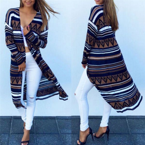 fashion cardigan women casual long print crochet knitted blouse long-sleeve jacket coat sweaters cardigans, White
fashion cardigan women casual long print crochet knitted blouse long-sleeve jacket coat sweaters cardigans, White