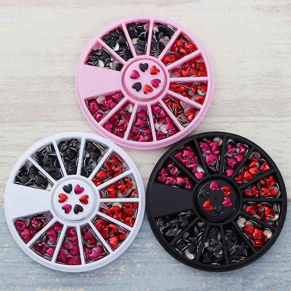 nail rhinestone love heart mixed color red black crystals 3d nail art decoration in wheel manicure diy art decoration, Silver;gold
nail rhinestone love heart mixed color red black crystals 3d nail art decoration in wheel manicure diy art decoration, Silver;gold