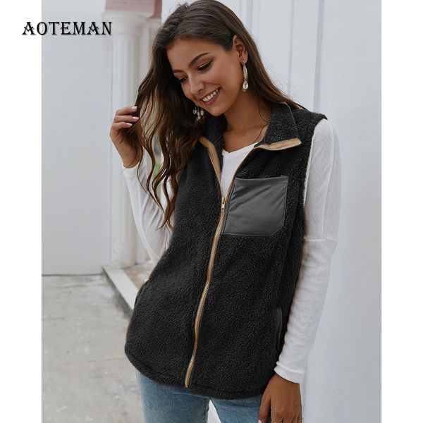 autumn winter faux fur coat women 2019 casual thick warm teddy coats female jacket solid vests casaco feminino sweatshirts, Black;white
autumn winter faux fur coat women 2019 casual thick warm teddy coats female jacket solid vests casaco feminino sweatshirts, Black;white
