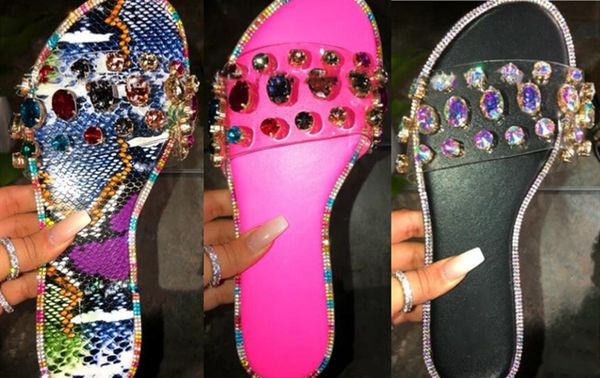 women summer sandals dlippers rhinestone sheer transparent open toes & club diamonds slip-on flat sandals outdoor holiday slides 0054, Black
women summer sandals dlippers rhinestone sheer transparent open toes & club diamonds slip-on flat sandals outdoor holiday slides 0054, Black