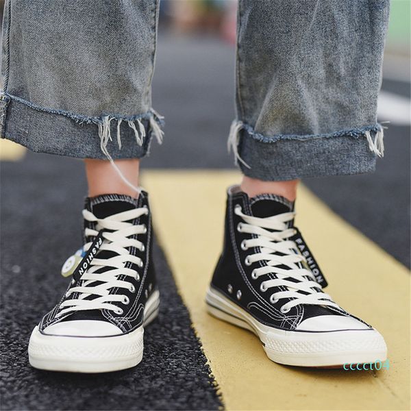 men brand plimsolls anti-slippery casual board shoes rugged ankle male skate sneakers fashion ulzzang teenager canvas shoes ct4, Black
men brand plimsolls anti-slippery casual board shoes rugged ankle male skate sneakers fashion ulzzang teenager canvas shoes ct4, Black