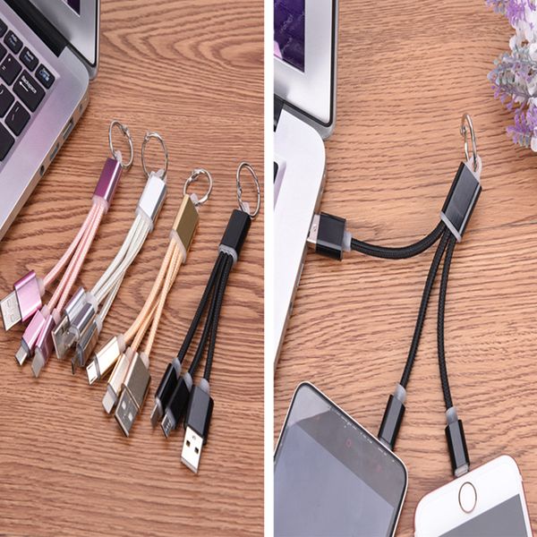 usb cable metal keyring micro usb data cord charger key chain cable 13.5cm, Silver
usb cable metal keyring micro usb data cord charger key chain cable 13.5cm, Silver