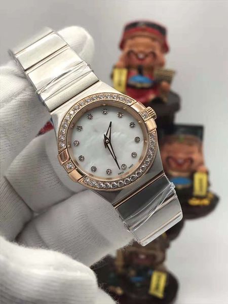 Luxury Watches AAA+ Quality wristwatch 28mm constellation 123.25. Diamond circle Bezel Stainless Steel Gold quartz womens Watch Free postage
Luxury Watches AAA+ Quality wristwatch 28mm constellation 123.25. Diamond circle Bezel Stainless Steel Gold quartz womens Watch Free postage