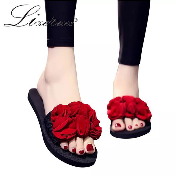 lizeruee beach shoes women seaside vacation non-slip 1cm bohemian flower flat slippers summer leisure fashion ladies slippers, Black
lizeruee beach shoes women seaside vacation non-slip 1cm bohemian flower flat slippers summer leisure fashion ladies slippers, Black