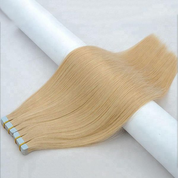 good quality double sides color 613 blonde peruvian tape human hair extensions 2.5g 40pcs 60pcs 80pcs/bag ing, Black
good quality double sides color 613 blonde peruvian tape human hair extensions 2.5g 40pcs 60pcs 80pcs/bag ing, Black