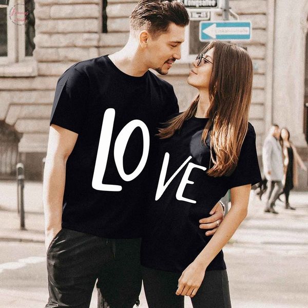 valentine day woman man t shirt letter lo and ve couple t shirt present harajuku women gothic tees casual summer t shirt, White
valentine day woman man t shirt letter lo and ve couple t shirt present harajuku women gothic tees casual summer t shirt, White