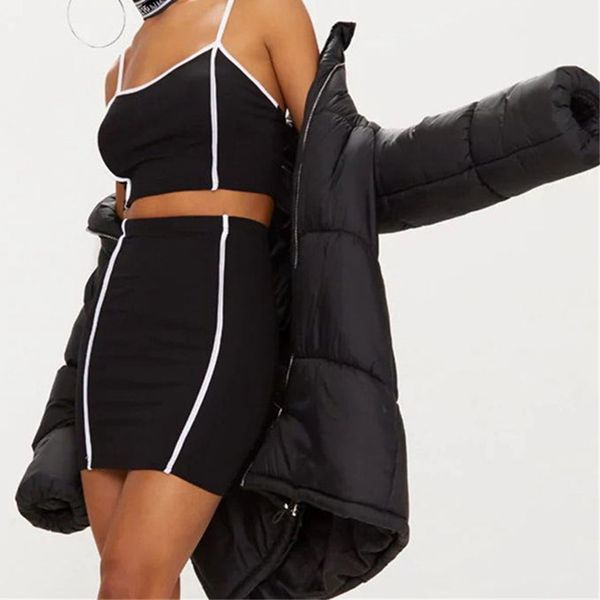 2 шт комплект женская одежда 2019 bodycon из двух частей растениеводство топ и юбка комплект майка партия женский летний костюм, White
2 шт комплект женская одежда 2019 bodycon из двух частей растениеводство топ и юбка комплект майка партия женский летний костюм, White