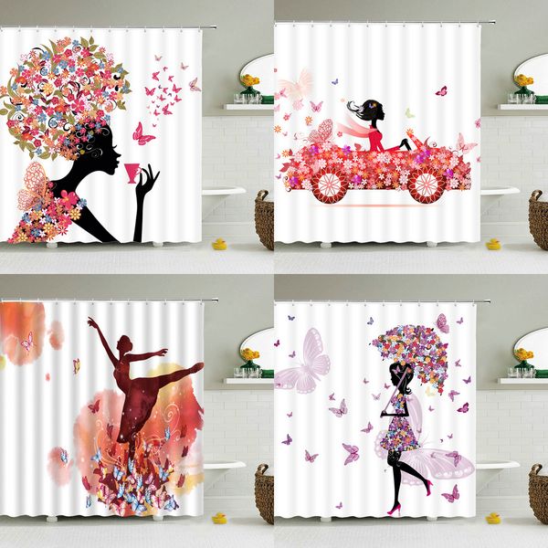 flower butterfly girl shower curtain waterproof bathroom lovely woman fairy shower curtain polyester cloth home decor hook
flower butterfly girl shower curtain waterproof bathroom lovely woman fairy shower curtain polyester cloth home decor hook