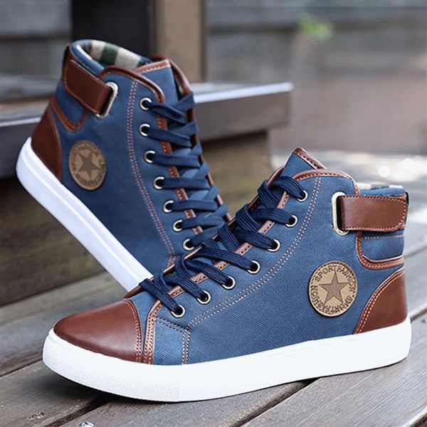 male autumn winter front lace-up leather ankle boots shoes men shoes sapatos tenis masculino man casual, Black
male autumn winter front lace-up leather ankle boots shoes men shoes sapatos tenis masculino man casual, Black