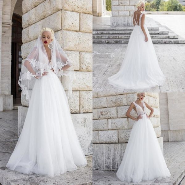 daria karlozi 2021 white wedding dresses v neck lace tulle sweep train beach boho wedding dress bohemia bridal gowns vestido de novia
daria karlozi 2021 white wedding dresses v neck lace tulle sweep train beach boho wedding dress bohemia bridal gowns vestido de novia