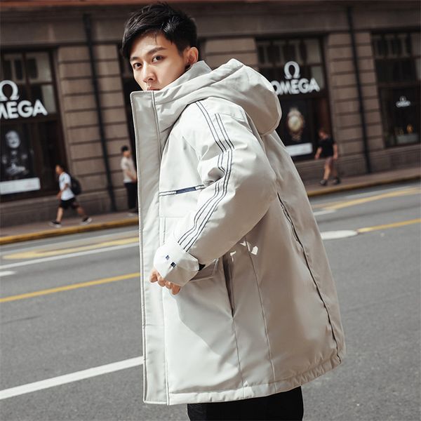 down jacket men 2019 winter thick hooded overcoat medium long warm casual coat white duck down men outerwear jia445, Black
down jacket men 2019 winter thick hooded overcoat medium long warm casual coat white duck down men outerwear jia445, Black