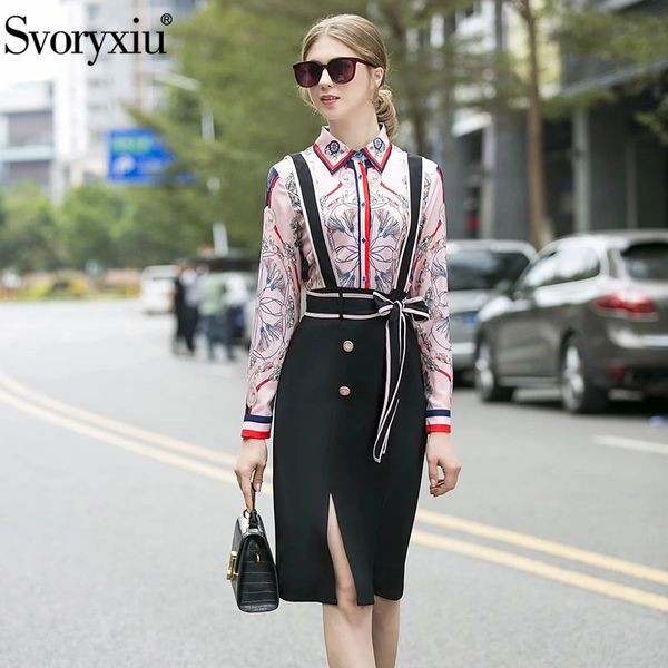 svoryxiu runway designer summer office clothes women's baroque printing shirt and mini spaghetti strap dress two-piece, White
svoryxiu runway designer summer office clothes women's baroque printing shirt and mini spaghetti strap dress two-piece, White