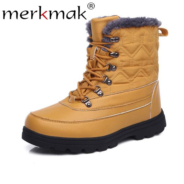 merkmak winter leather men high boots warm soft cotton boots trend snow outdoor safety work men's boot big size36-47, Black
merkmak winter leather men high boots warm soft cotton boots trend snow outdoor safety work men's boot big size36-47, Black